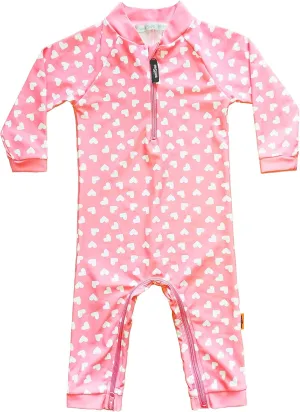 weVSwe Baby Girl Toddler Rash Guard Swimsuit Sun Protection Beachwear Zipper Bathing Suit 0-3 Years
