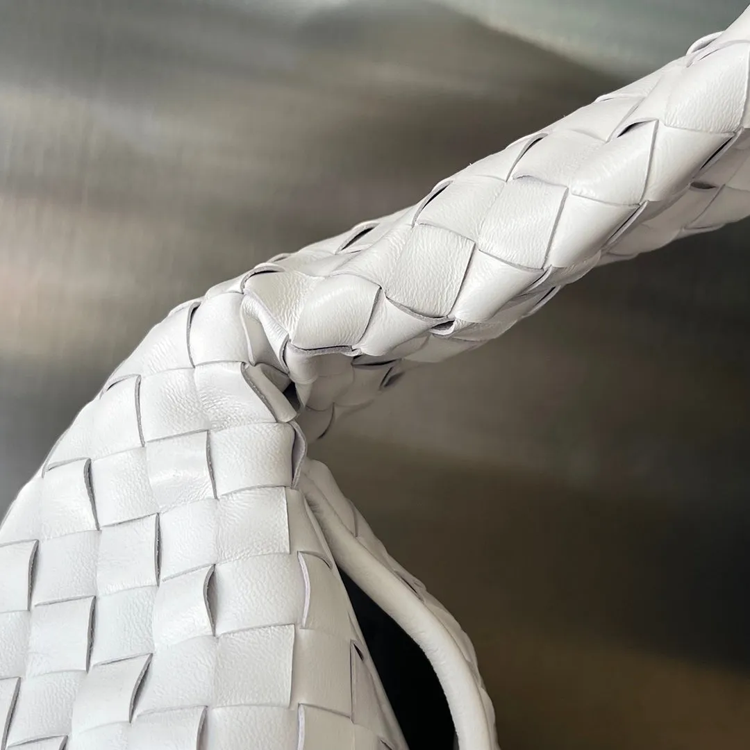 WHITE Veneta LAMBSKIN 54 IN Bottega LARGE Innovative HOP Reliable