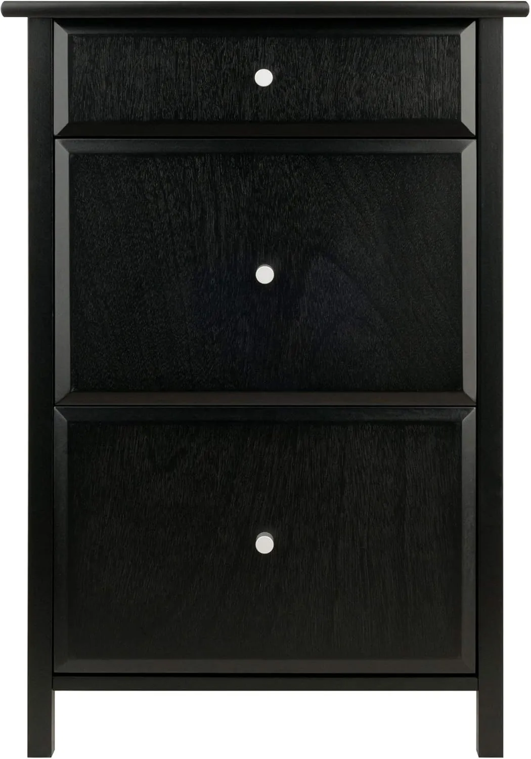 Winsome Delta File Cabinet Black Home Office