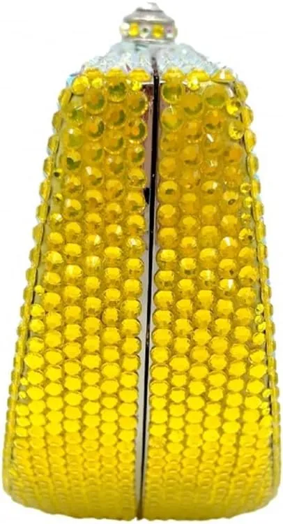 Women Cute Fruit Evening Clutch Sparkling Rhinestones Purse Crystal Banquet Prom Shoulder Bag