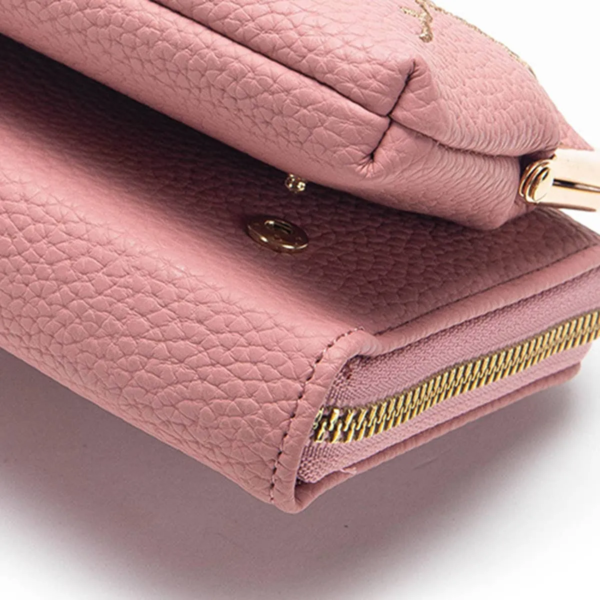 WOMEN FASHION EMBROIDERED CROSSBODY BAG_CWAB1641: Red / (OS) 1