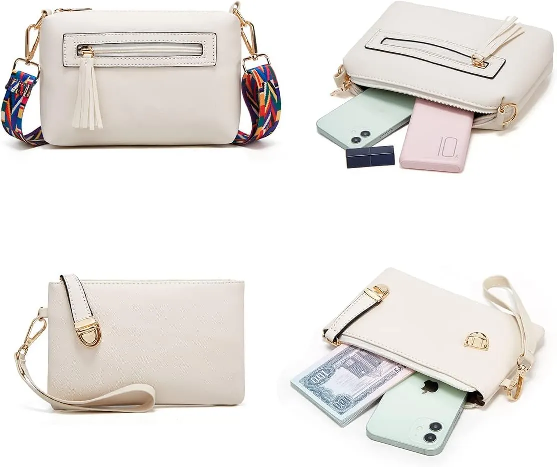 Women Fashion Handbags Wallet Tote Bag Shoulder Bag Top Handle Satchel Purse Set 4pcs