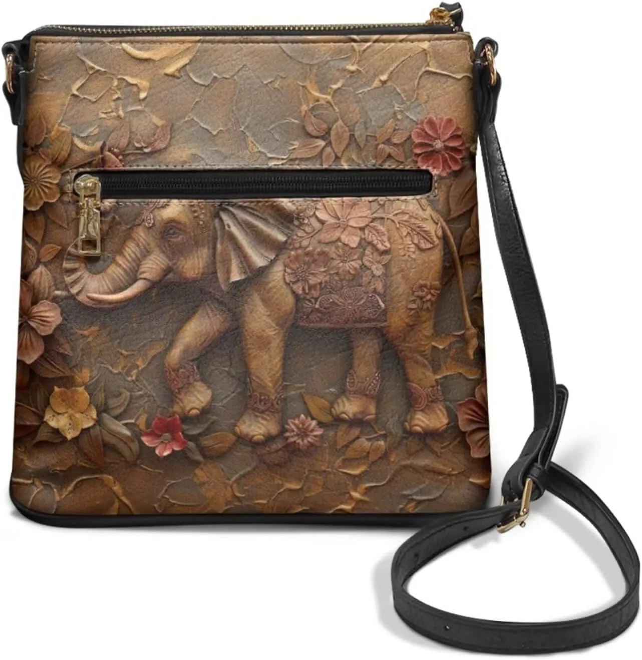 Women Hobo Bag Crossbody Shoulder Purse Multi Pocket Satchel Handbag with Adjustable Strap