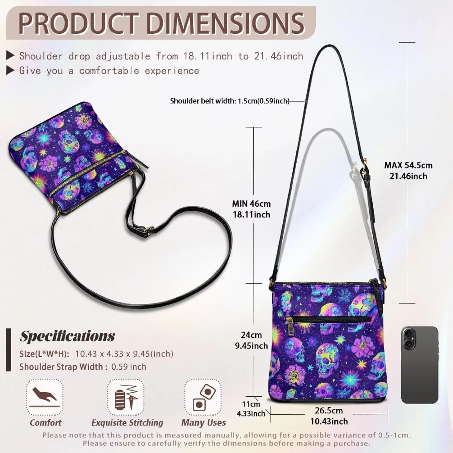 Women Leather Crossbody Hobo Bag Satchel Bag Sling Bag Shoulder Handbag Messenger Bag with Adjustable Strap