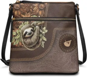 Women Leather Crossbody Hobo Bag Satchel Bag Sling Bag Shoulder Handbag Messenger Bag with Adjustable Strap