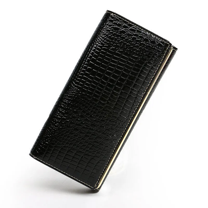 Women Purse Genuine Leather Wallets with Card Holder High Quality Leather Purse for Smartphone Female Clutch Wallet