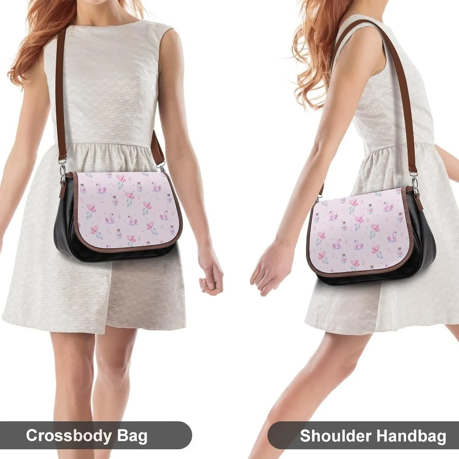 Women Shoulder Bag Leather Hobo Handbags Adjustable Shoulder Bags