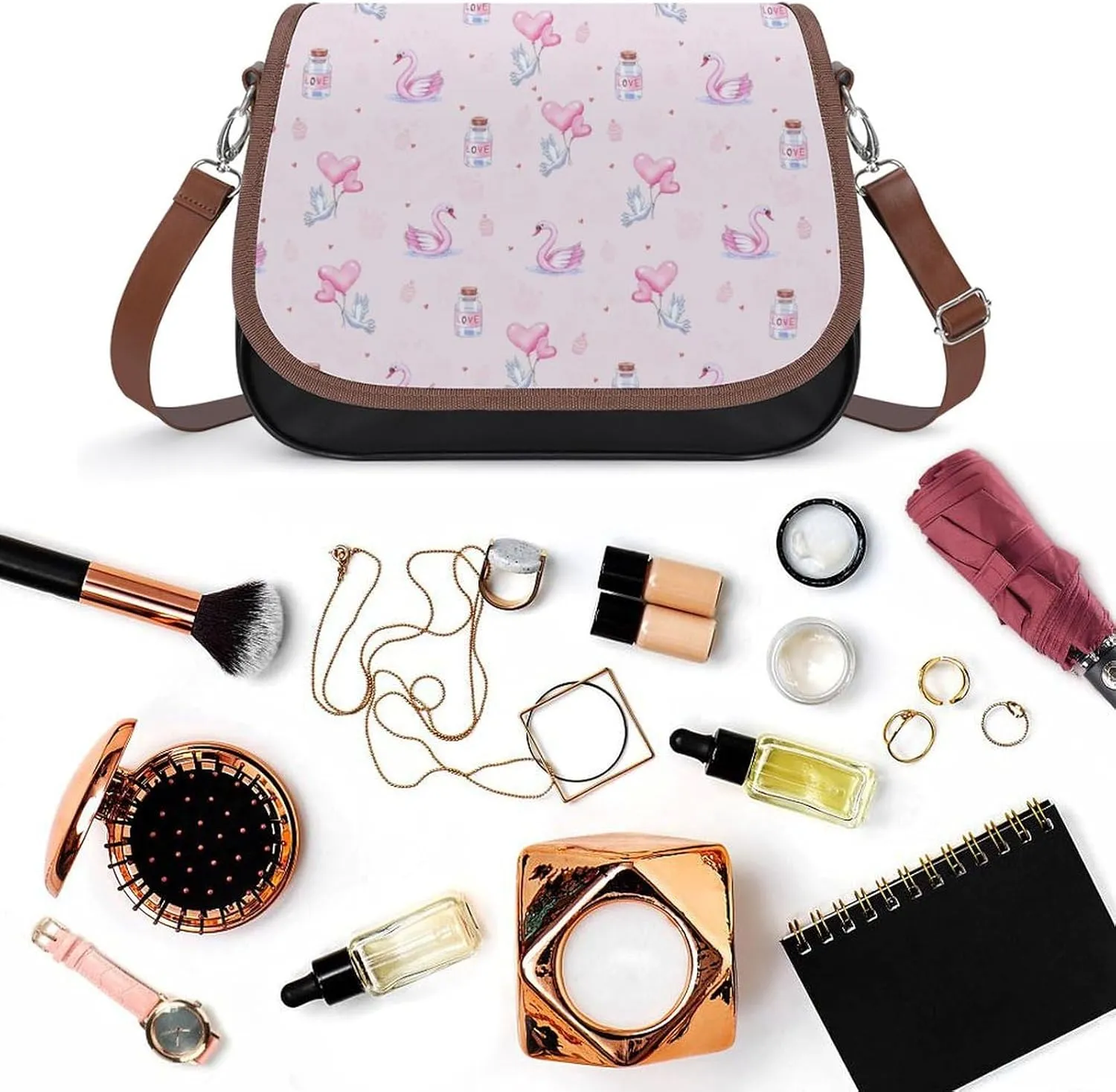 Women Shoulder Bag Leather Hobo Handbags Adjustable Shoulder Bags