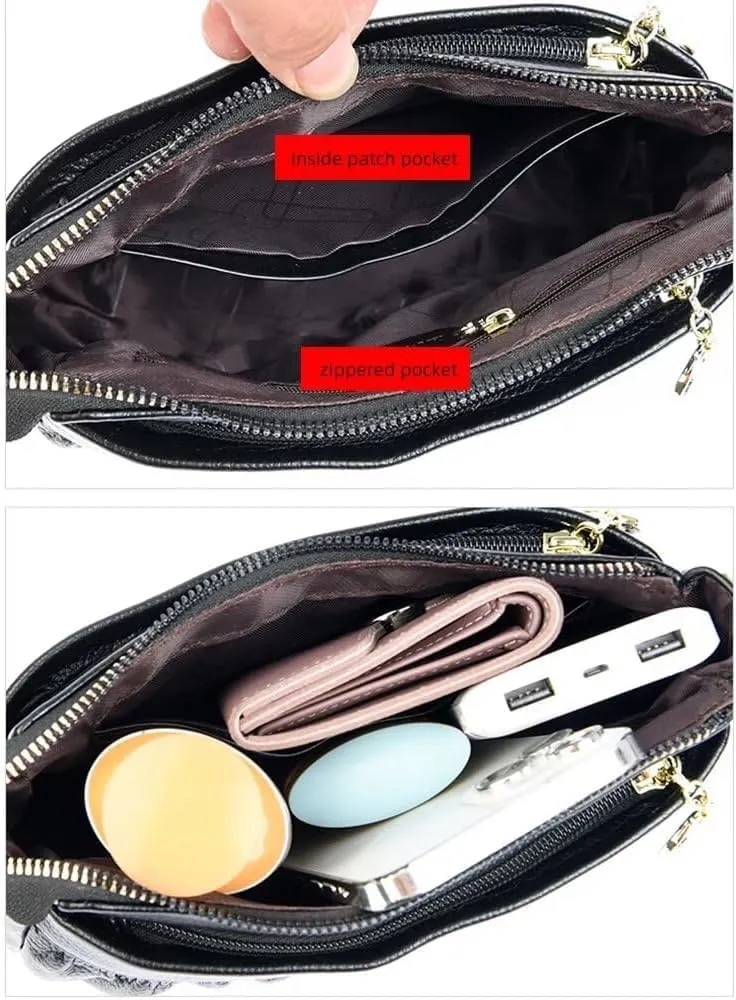 Women Shoulder Handbag Stylish Crossbody Purse Daily Tote Bag Lightweight Travel Bag Hobo Bag with Adjustable Strap