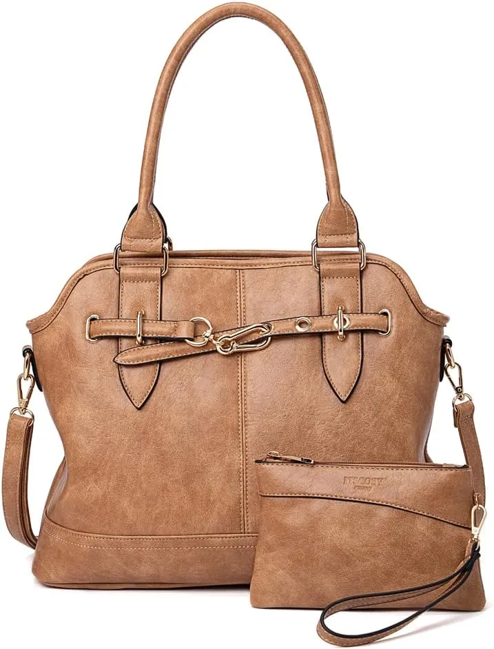 Women Tote Bag Handbags PU Leather Fashion Hobo Shoulder Bags with Adjustable Shoulder Strap