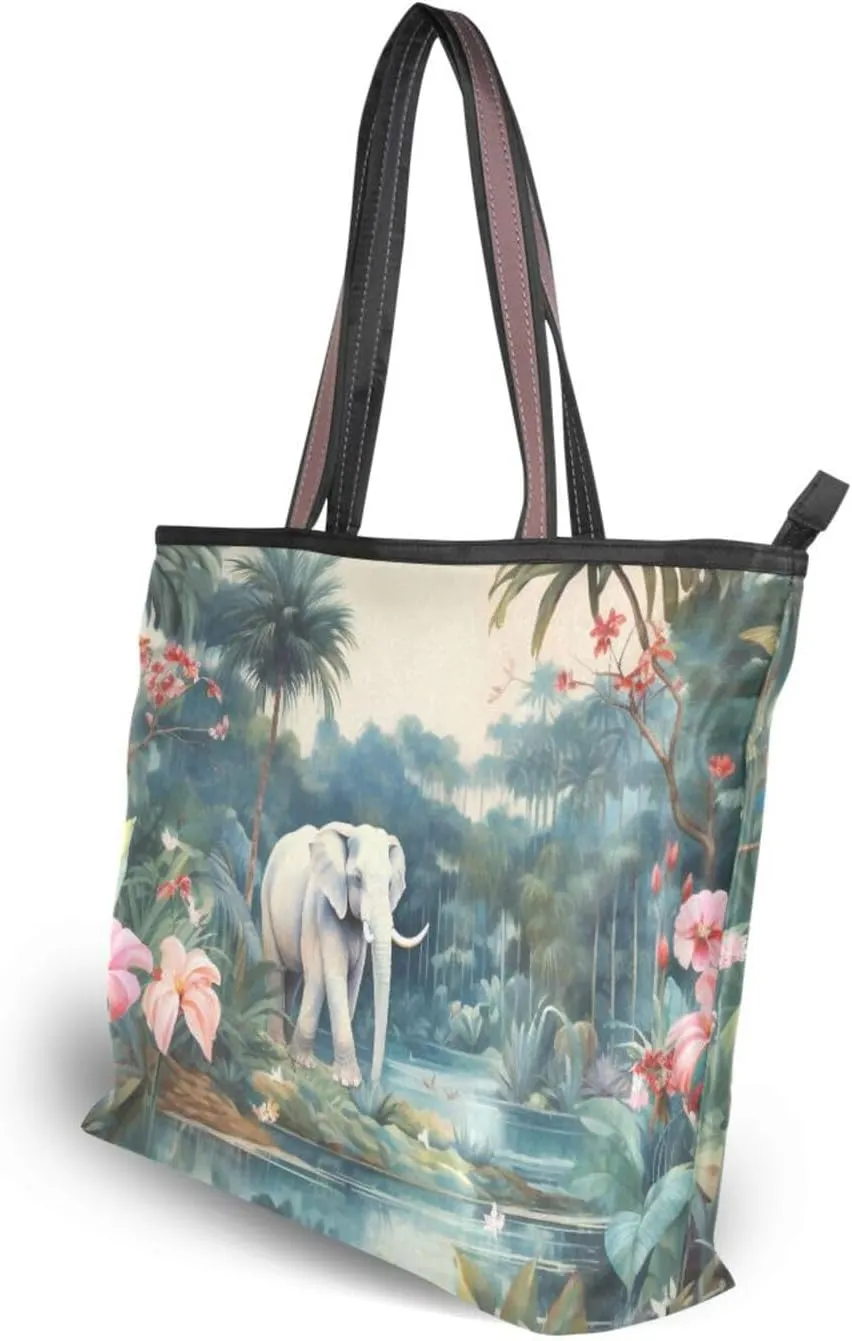 Women Tote Bag, Large Shoulder Hobo Bags Casual Handbags Big Capacity Shopping Work Bag for Vacation, 32