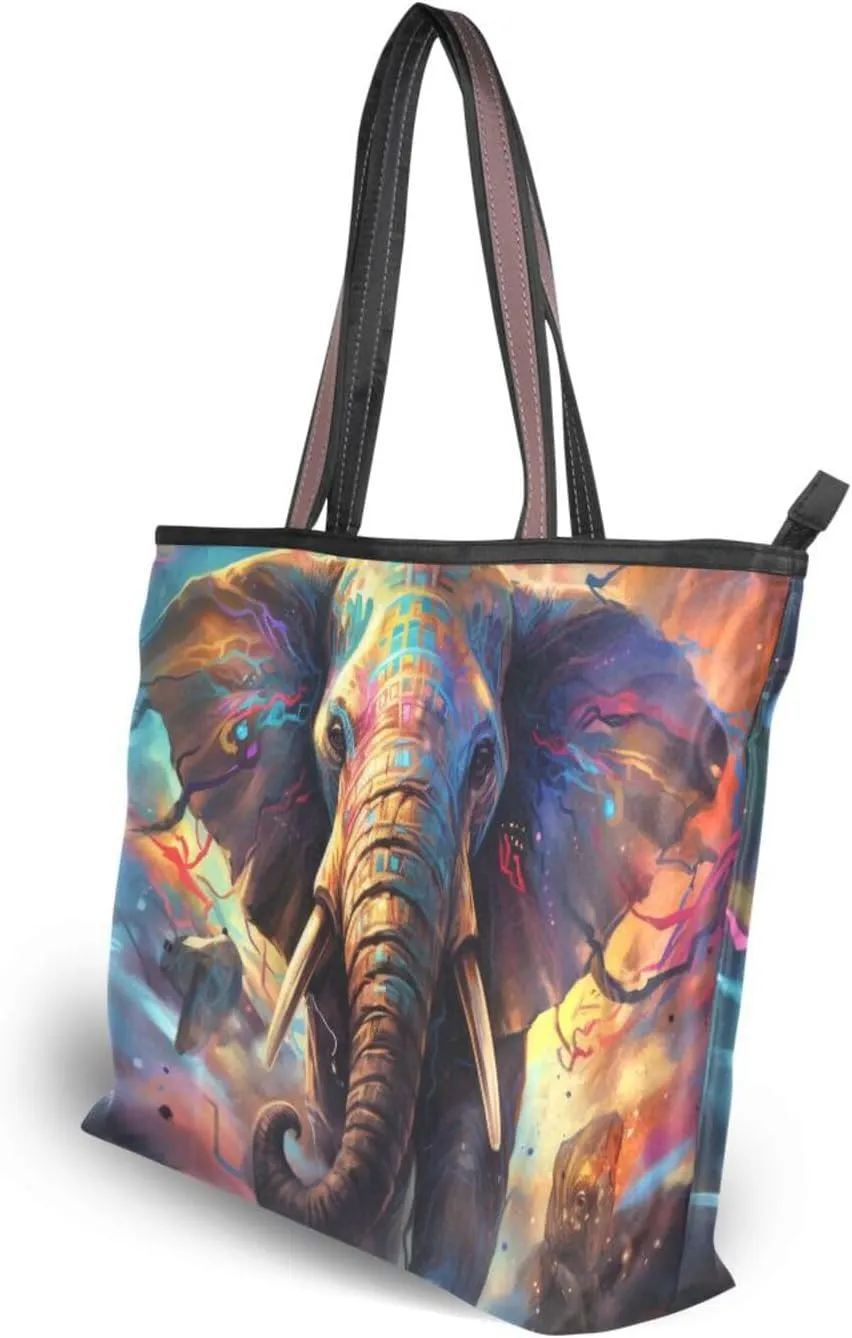 Women Tote Bag, Large Shoulder Hobo Bags Casual Handbags Big Capacity Shopping Work Bag for Vacation, 36