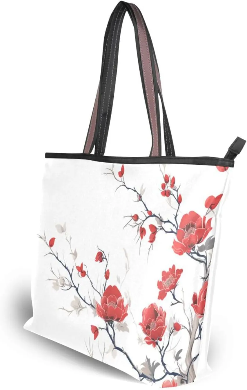Women Tote Bag, Large Shoulder Hobo Bags Casual Handbags Big Capacity Shopping Work Bag for Vacation, 46