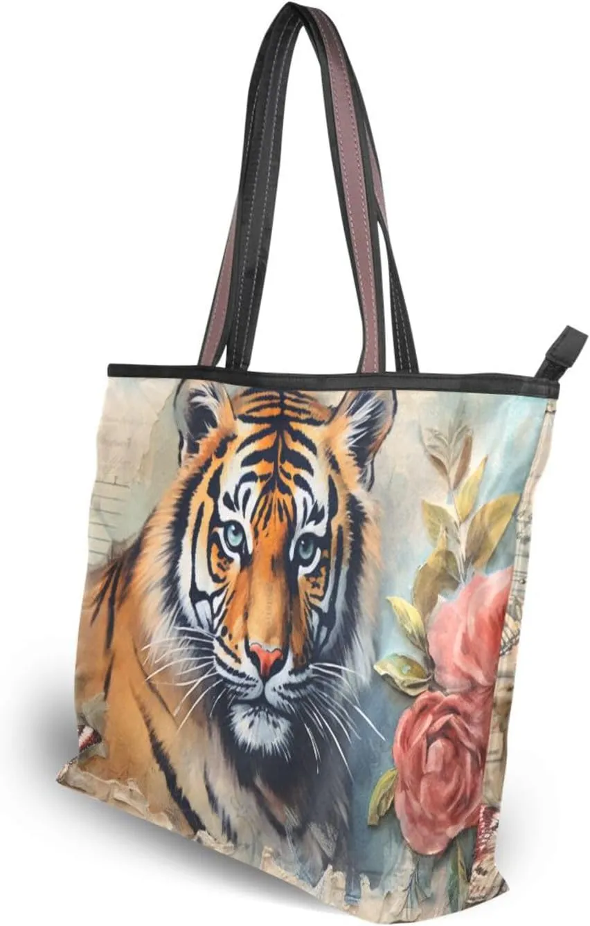 Women Tote Bag, Large Shoulder Hobo Bags Casual Handbags Big Capacity Shopping Work Bag for Vacation, 49