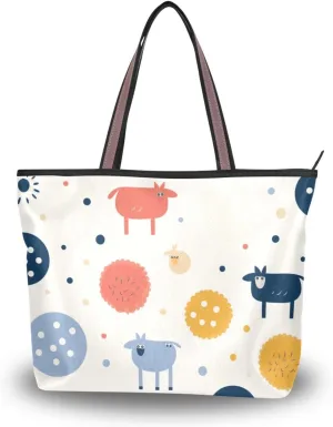 Women Tote Bag, Large Shoulder Hobo Bags Casual Handbags Big Capacity Shopping Work Bag for Vacation, 5
