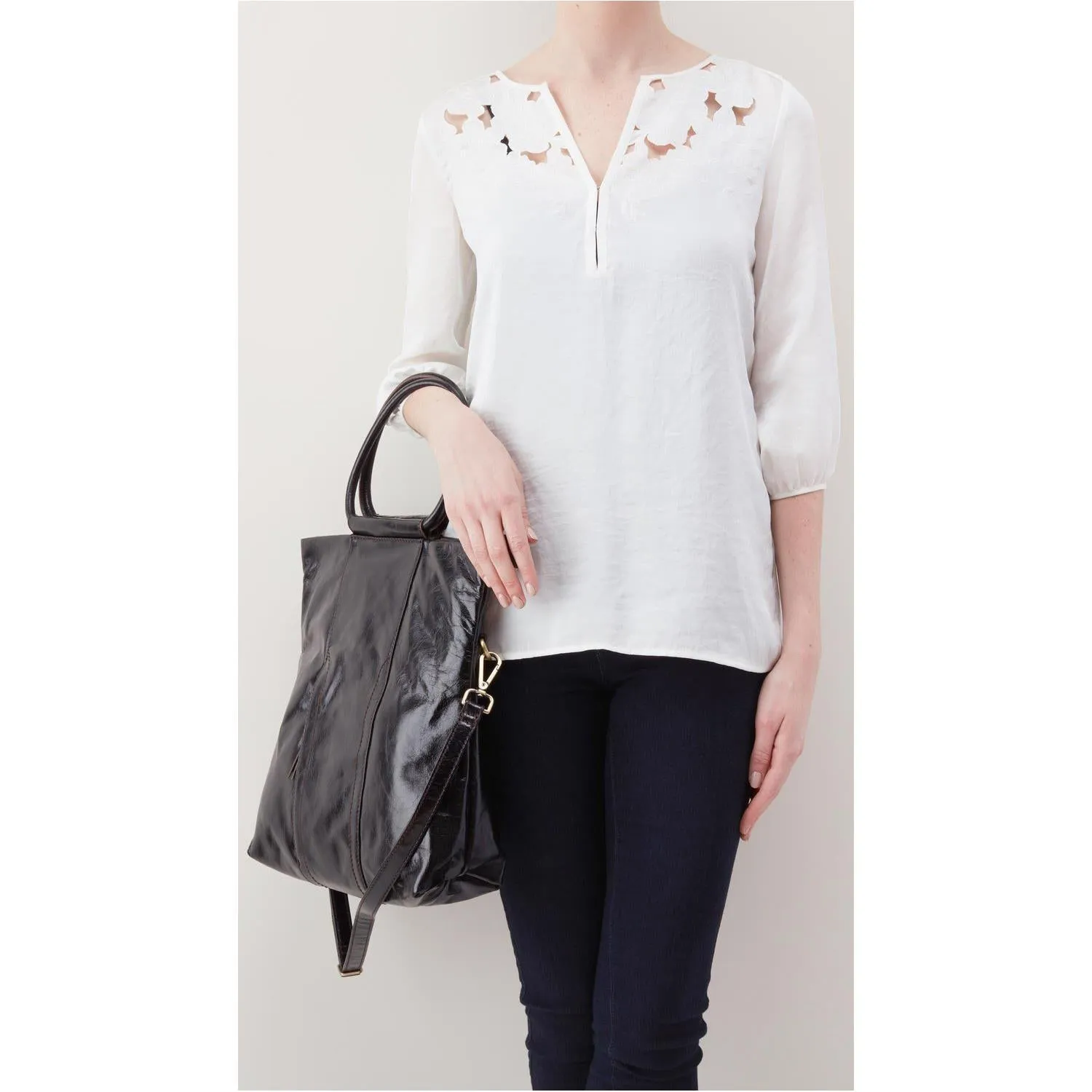 Women's Hobo Suzen Black Leather