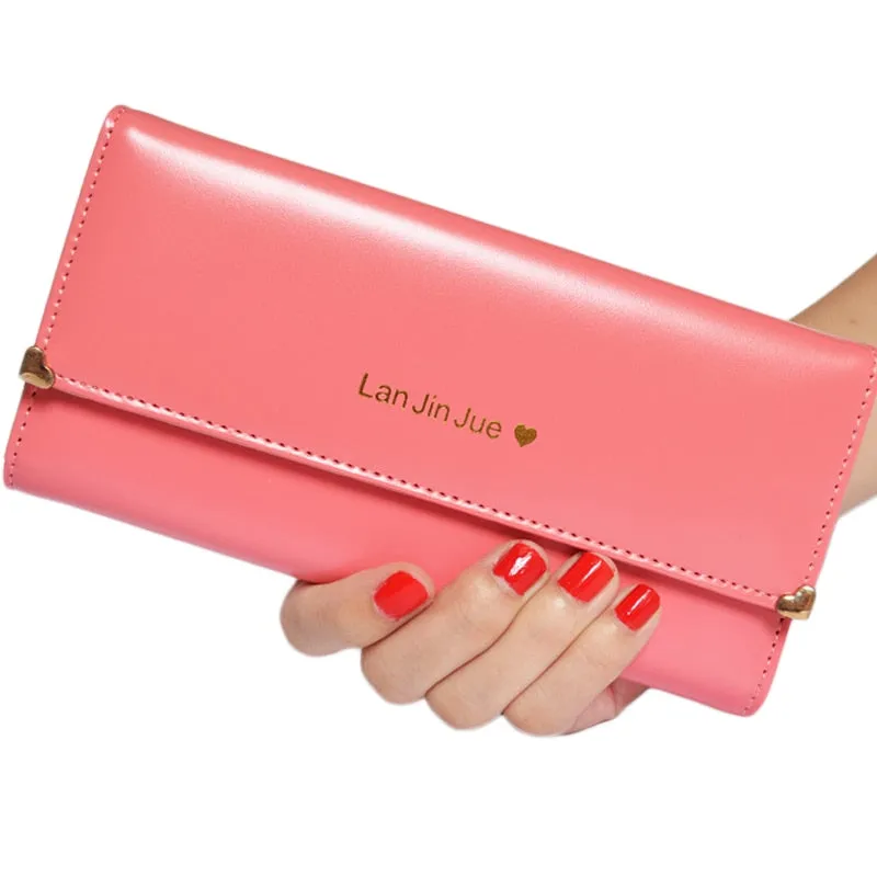 Women's PU Leather Clutch/Purse - "Partmone"