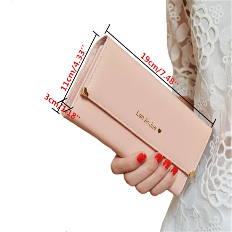 Women's PU Leather Clutch/Purse - "Partmone"
