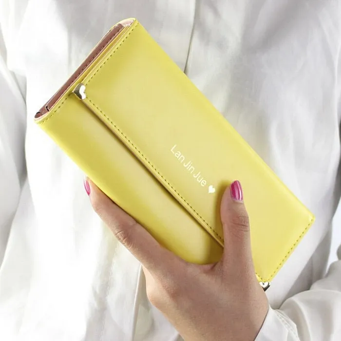 Women's PU Leather Clutch/Purse - "Partmone"