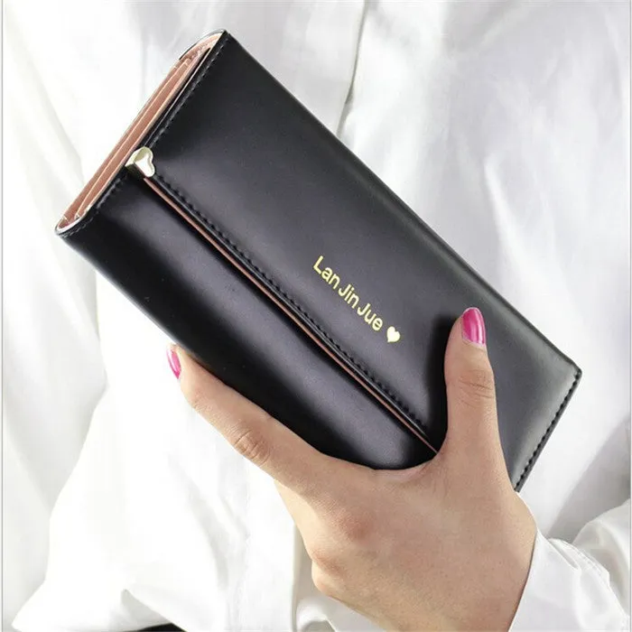 Women's PU Leather Clutch/Purse - "Partmone"