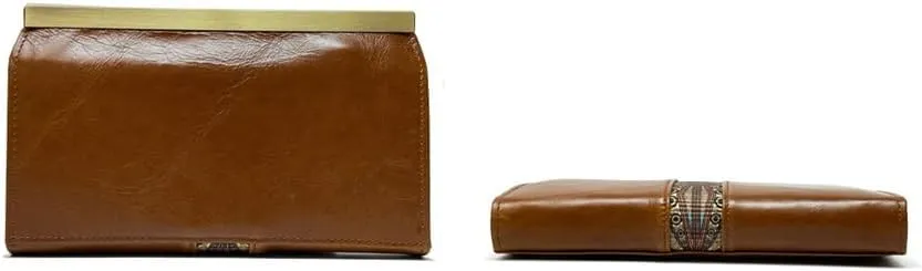Women's Purse Long Korean Version Oil Wax Leather Purse Cowhide Women's Multi-slot Clutch Bag