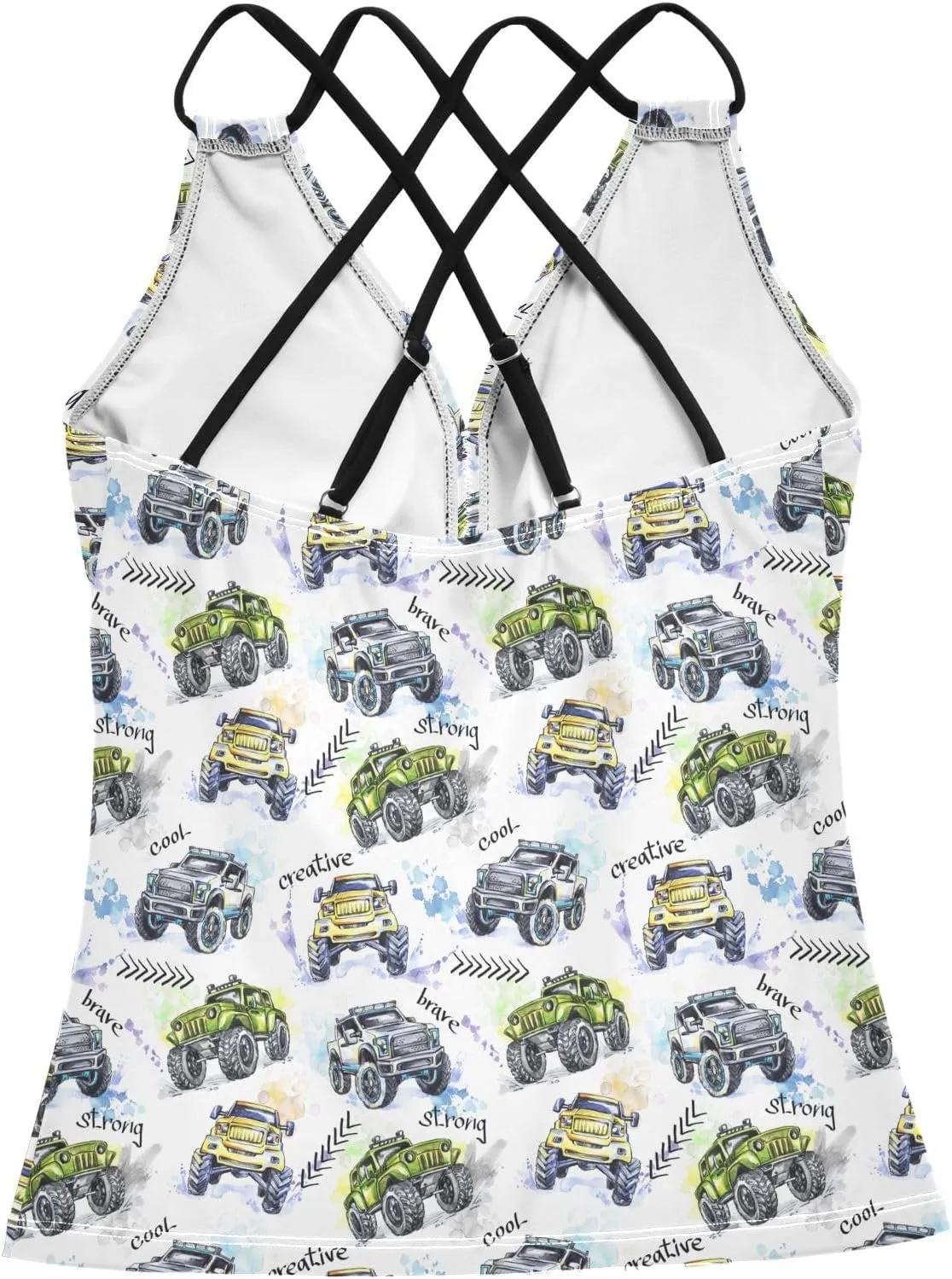 Women's Tankini Swimwear Halter Bathing Suit; Womens Swimsuit Halter Tankini Top