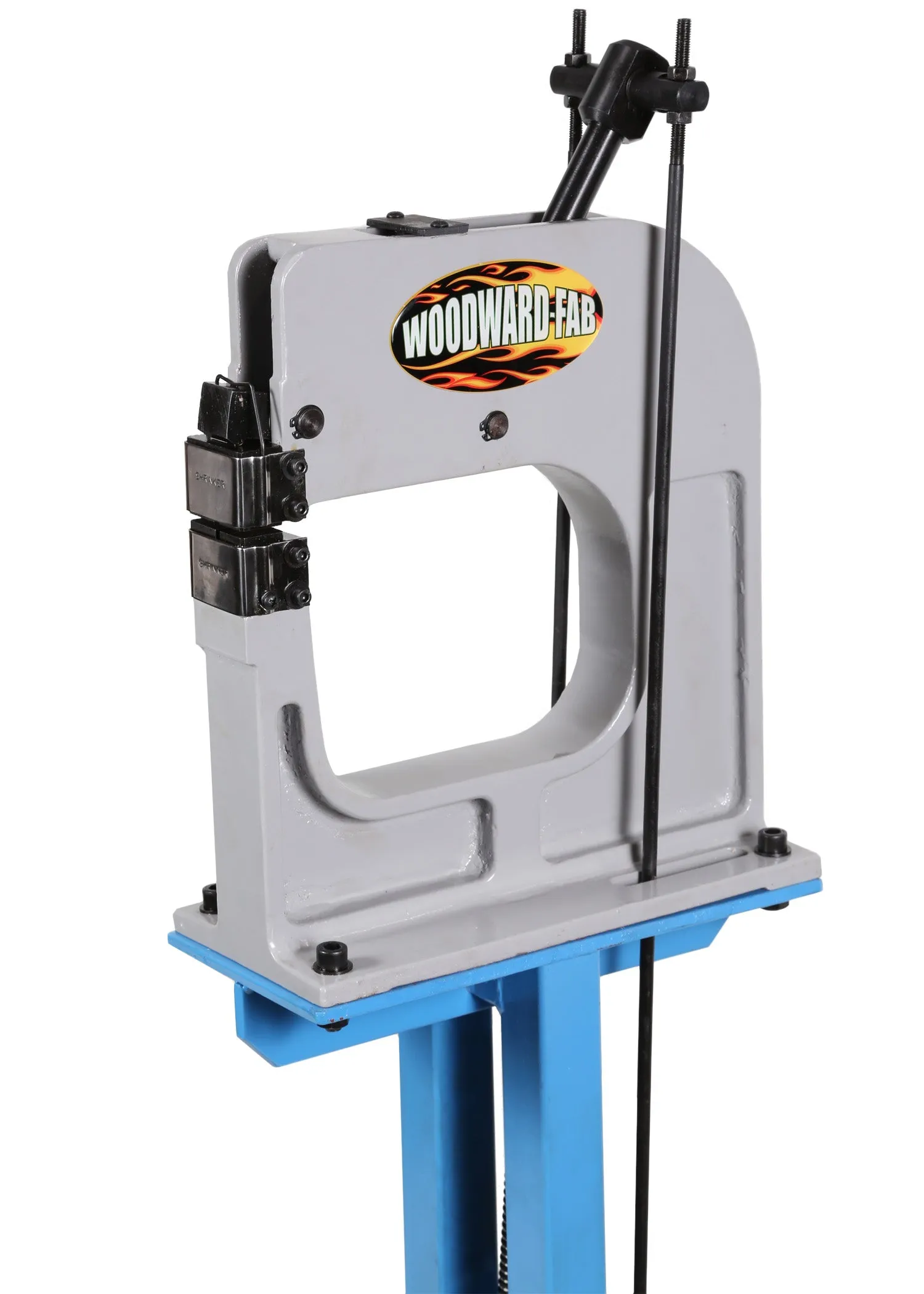 Woodward-Fab WFSSCAST9 Heavy Cast Iron Deep Throat Shrinker Stretcher with Foot Operated Stand