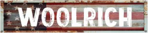 Woolrich 4"x18" American Flag Patriotic Rectangle Weathered Rustic Rusty Painted Look Novelty décor Composite Aluminum Beach Cottage Sign.