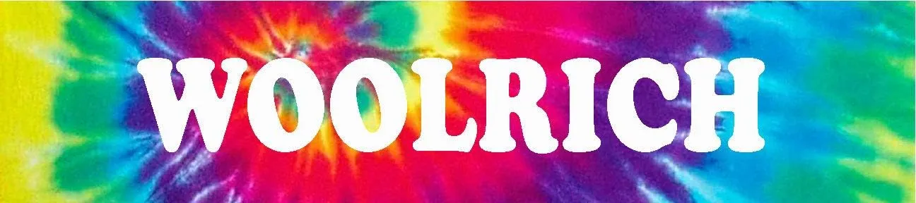 Woolrich 4"x18" Groovy Cool Tie Dye Look Novelty Aluminum Street Sign