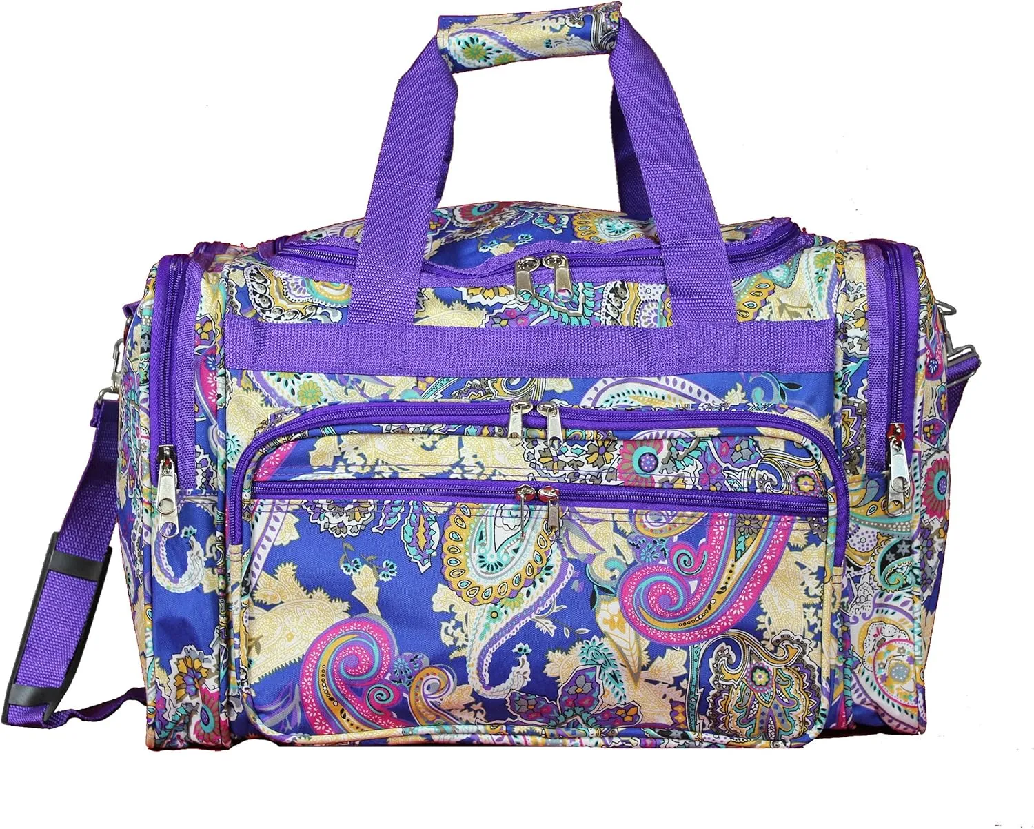 World Traveler Classic Prints 19-inch Duffel Bag, Blue Multi Paisley