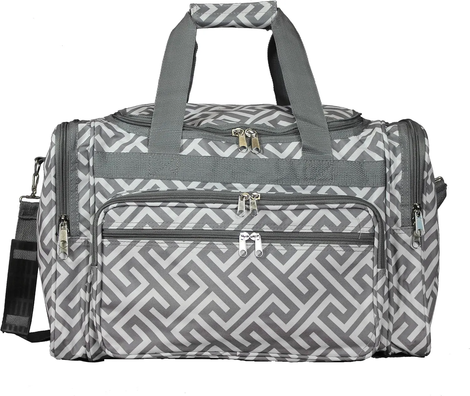 World Traveler Classic Prints 19-inch Duffel Bag, Greek Key H Gre