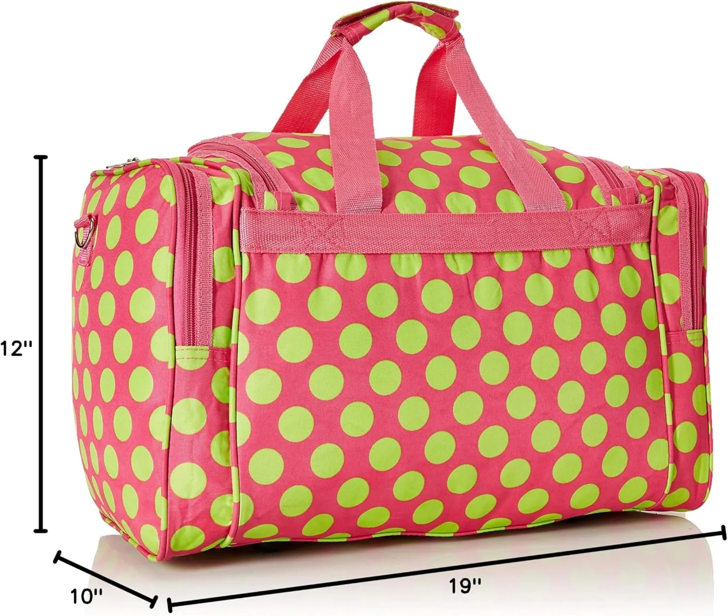 World Traveler Dots, Fuchsia Lime Do, 19-Inch
