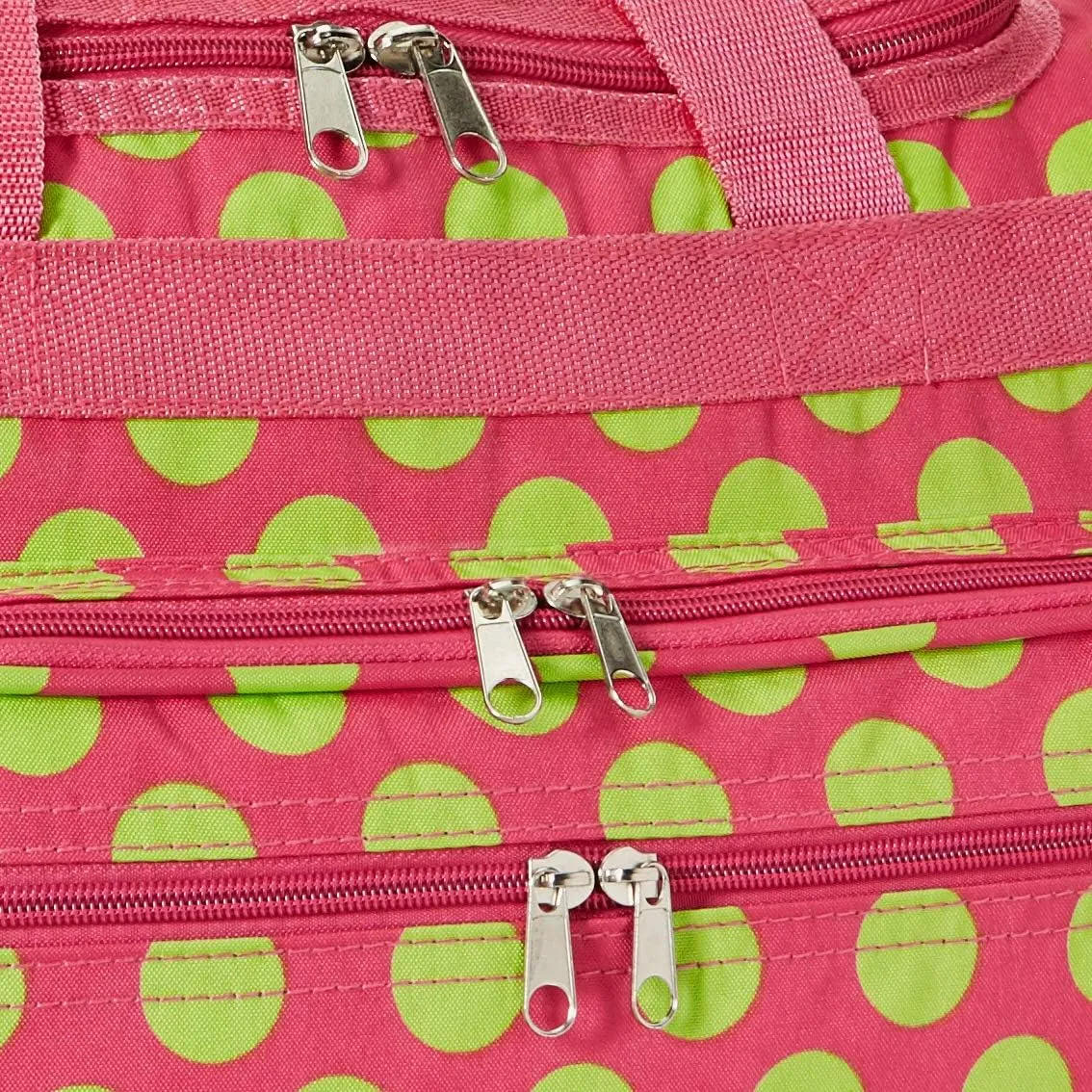 World Traveler Dots, Fuchsia Lime Do, 19-Inch