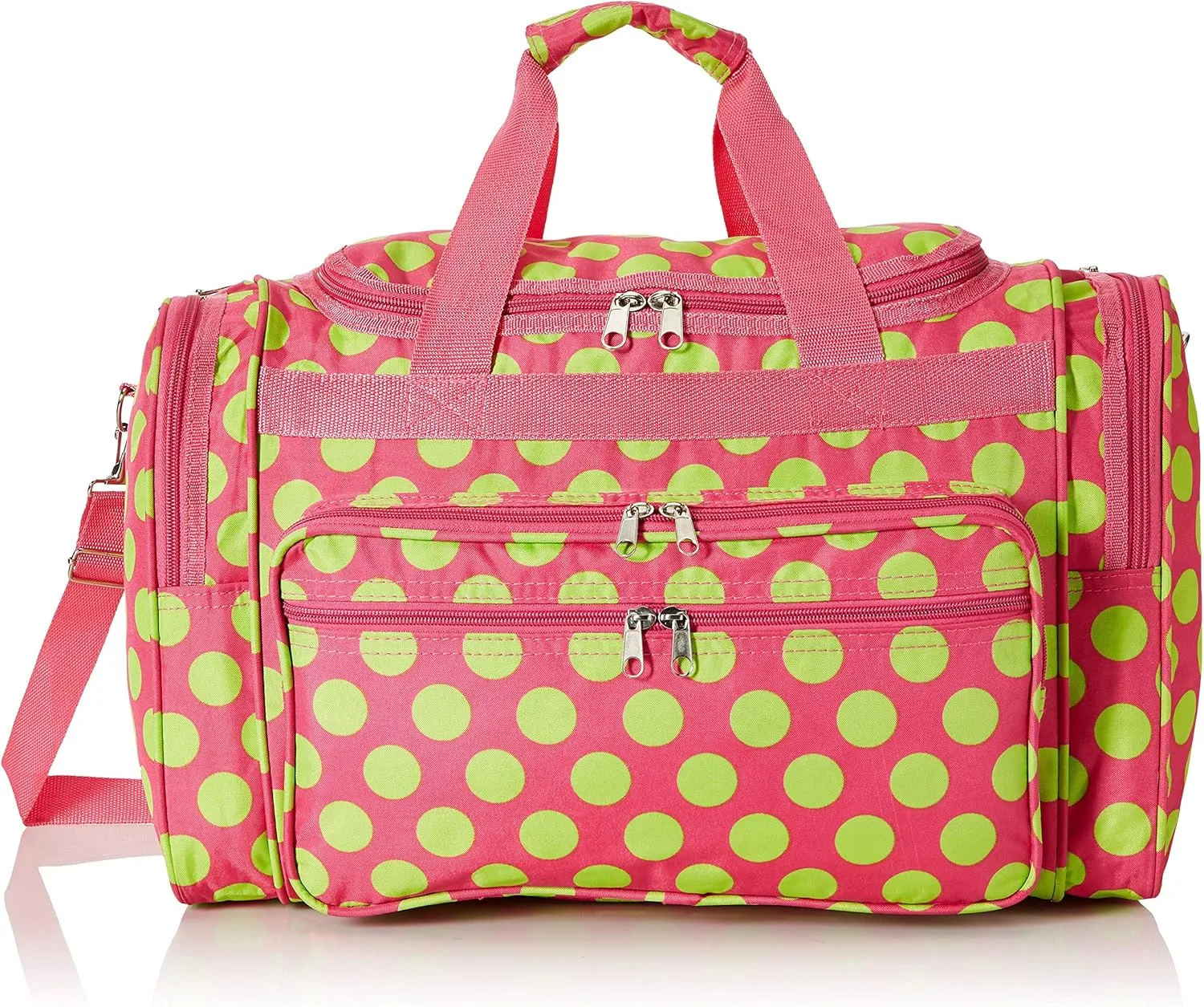 World Traveler Dots, Fuchsia Lime Do, 19-Inch