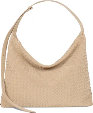 Woven Bag for Women, Vegan Leather Tote Bags Large Hobo Purses for Women Handmade Shoulder Bag with Adjustable Strap