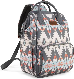 Wrangler Callie Diaper Bag Backpack with Stroller Straps Multifunction Baby Travel Bag WG2210-9110GY