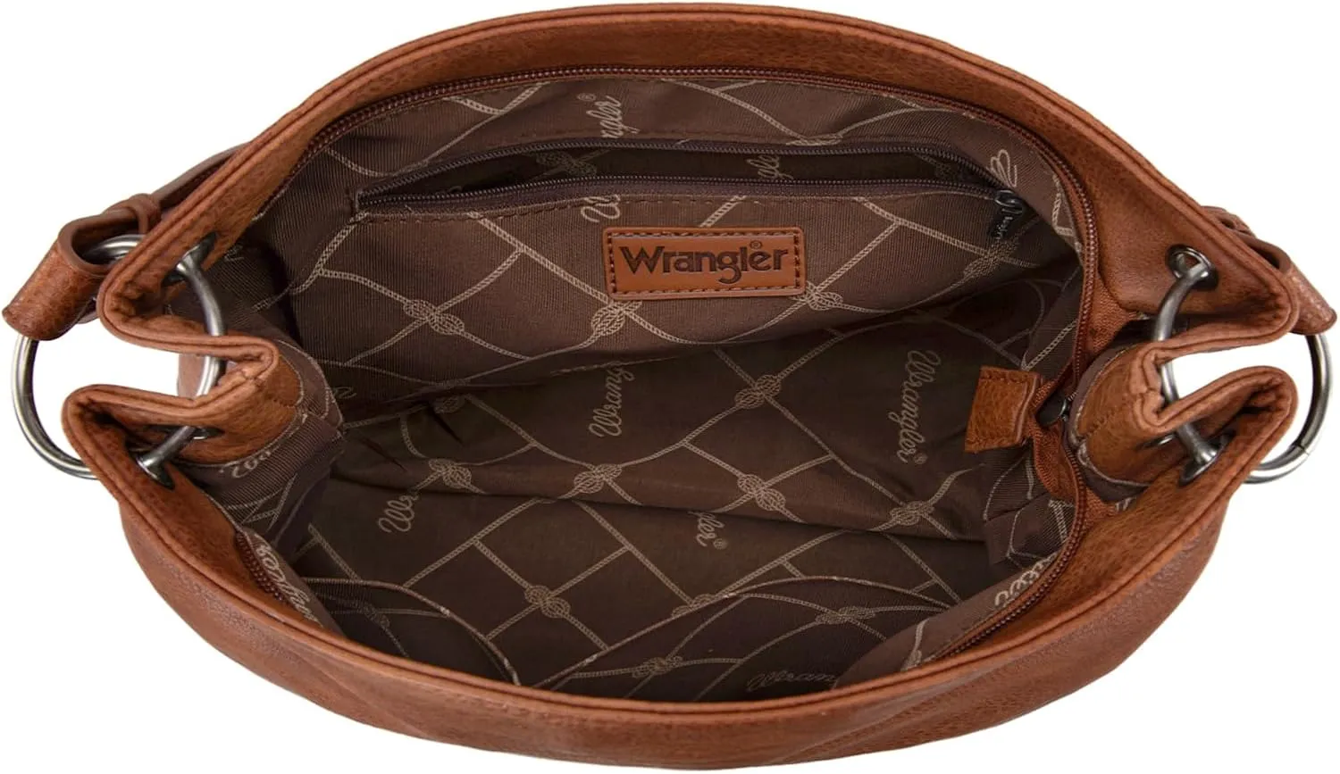 Wrangler Hobo Bags for Women Vegan Leather Top Handle Shoulder Purses and Handbags
