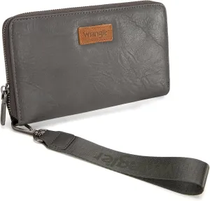 Wrangler Womens Wallet Wristlet Long Purse Designer Clutch Large Capacity Credit Card Holder for Women Men