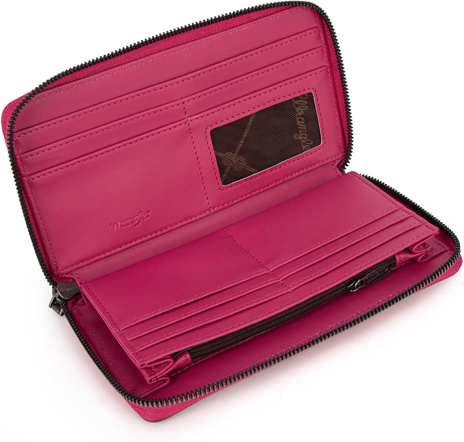 Wrangler Womens Wallet Wristlet Long Purse Designer Clutch Large Capacity Credit Card Holder for Women