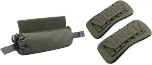 WYNEX Tactical First Aid Drop Dump Pouch, 2 Pack Shoulder Strap Pad for Vest Carrier, Medical Trauma Roll Up Drop Pouch Tactical Plate Shoulder Pads Vest Accessories