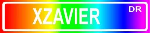 Xzavier 4"x18" Groovy Cool Rainbow Look Novelty Aluminum Street Sign