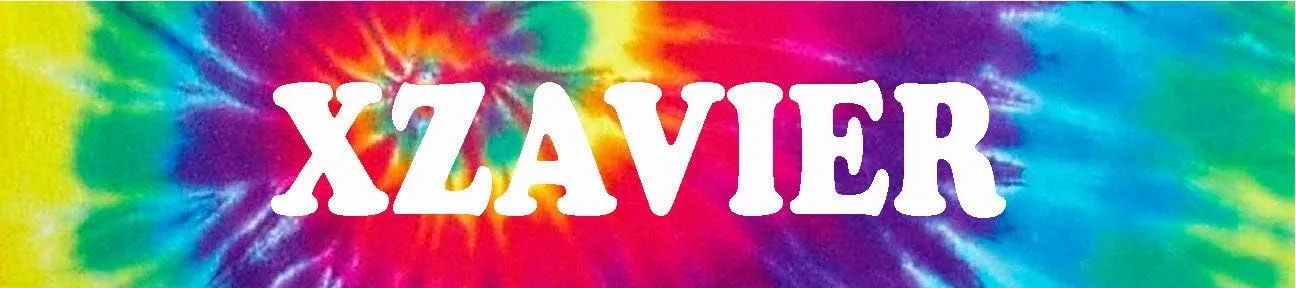 Xzavier 4"x18" Groovy Cool Tie Dye Look Novelty Aluminum Street Sign