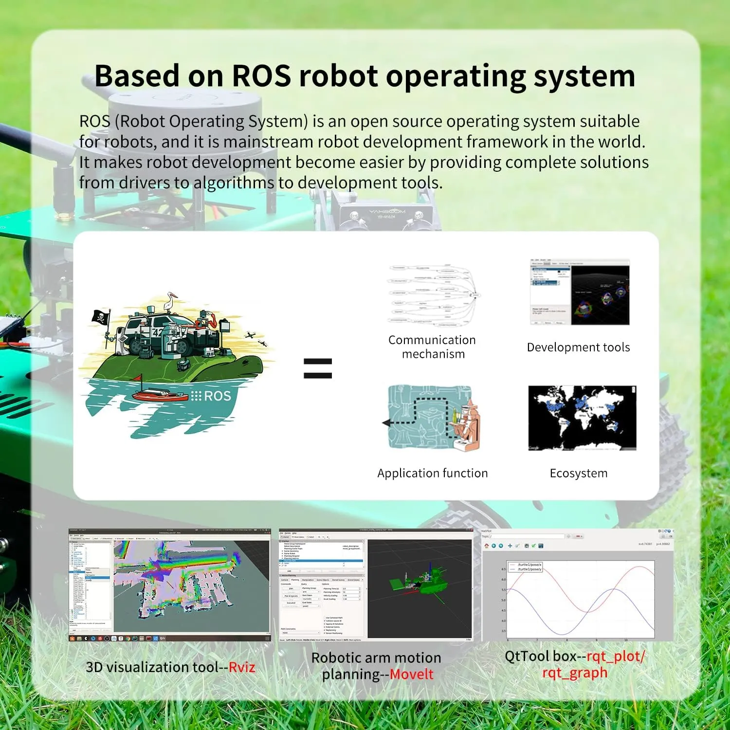 Yahboom AI Robot Tank Kit with Raspberry Pi 4B ROS Transbot with Somatosensory Depth Camera 3D Scanner ROS Robotics Coding 2D 3D Mapping Navigation Electronics Building Kit for Adult