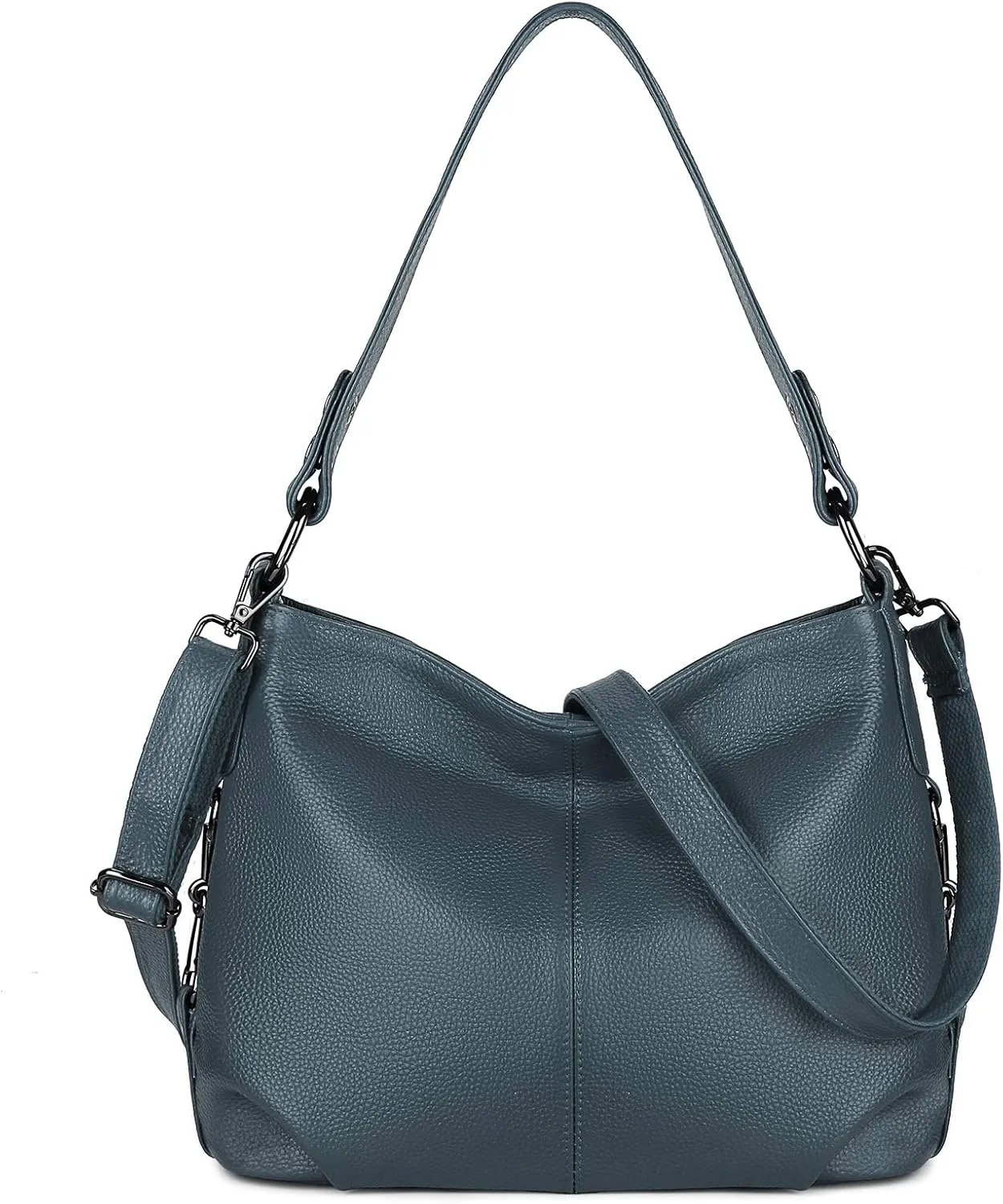 YALUXE Genuine Leather Shoulder Bags Stylish Hobo Handbags Purses Crossbody Bags for Women