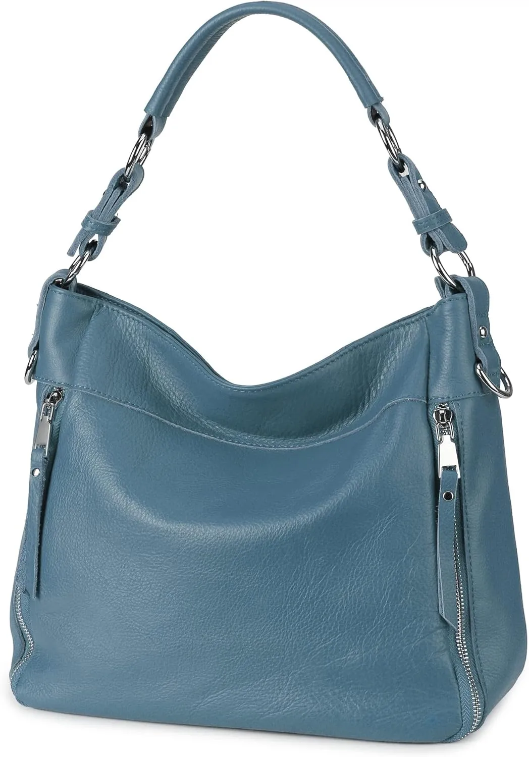 YALUXE Genuine Leather Shoulder Bags Stylish Hobo Handbags Purses Crossbody Bags for Women