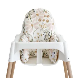 Yeah Baby Goods Wipeable IKEA Antilop Highchair Cushion Cover (Daisy Dreams) - Soft, Waterproof Baby High Chair Cover