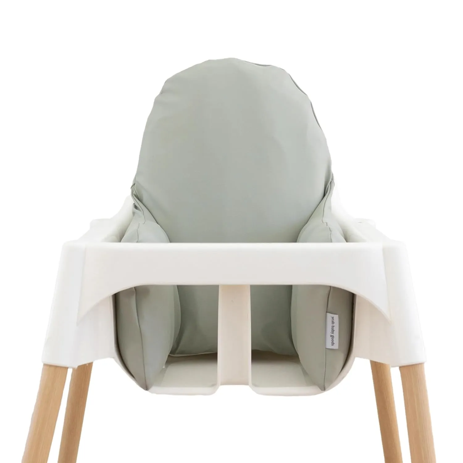 Yeah Baby Goods Wipeable IKEA Antilop Highchair Cushion Cover (sage) - Soft, Waterproof Baby High Chair Cover