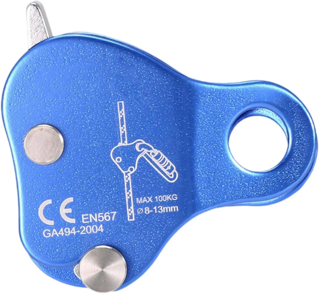 Yiju Climbing Rope Grab Protection Rope Equipment Adjuster Fall Arrester for Outward Bound Training Aerial Work Outdoor Rocking