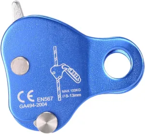 Yiju Climbing Rope Grab Protection Rope Equipment Adjuster Fall Arrester for Outward Bound Training Aerial Work Outdoor Rocking