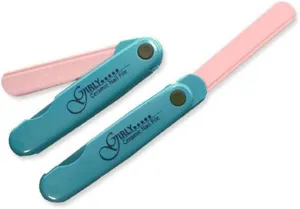 YNR Ceramic Folding Nail File, Girly, 80mm (Green)